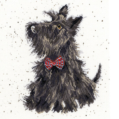 Bothy Threads Scottie Dog Cross Stitch Kit - 26cm x 26cm