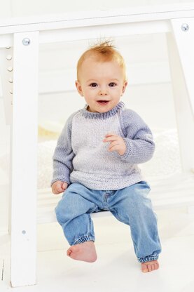 Sweaters in Stylecraft Baby Sparkle DK & Stylecraft Special for Babies DK - 9999 - Downloadable PDF