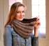 Cowl in Plymouth Yarn Chunky Merino Superwash & Arequipa Aventura & Fur - 101 - PDF