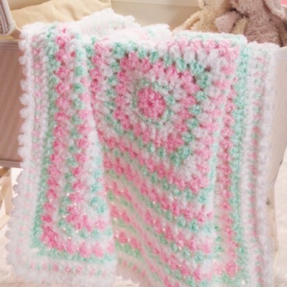 Baby's First Blanket in Red Heart Baby Clouds - CTNov06-96