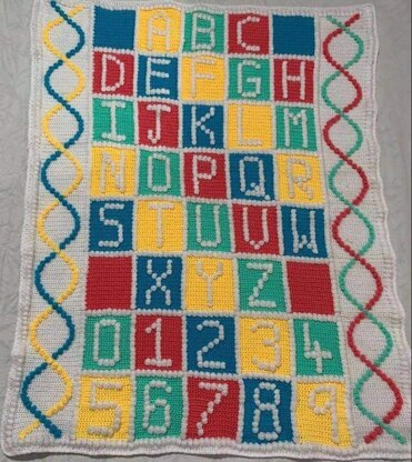 ABC 123 Blanket