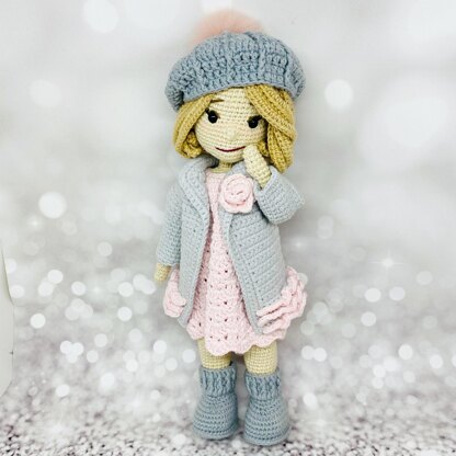 Crochet doll pattern, Amigurumi doll pattern