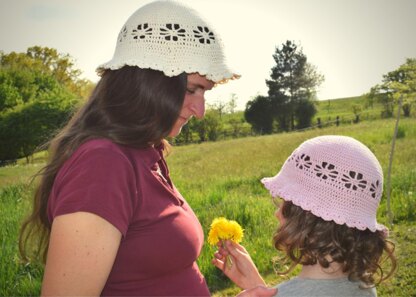 Lace Flower Hat