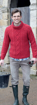 Sweaters in Hayfield Bonus Aran Tweed with Wool - 7137 - Downloadable PDF