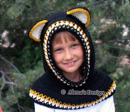 Hooded Cowl with Ears 2