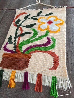 Groovy Flower Wall Hanging