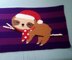 Christmas Lazy Sloth Graphghan