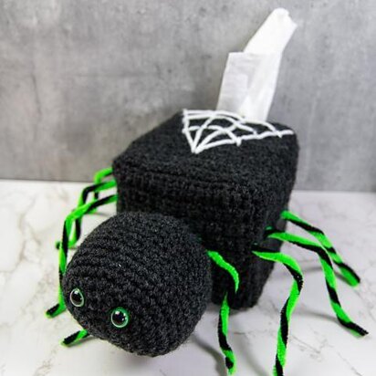 Spider Tissue Box Cover