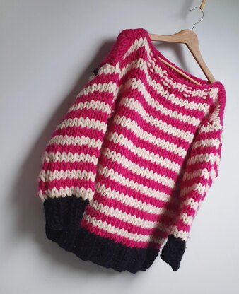 Super Chunky Stripe Oversize Jumper