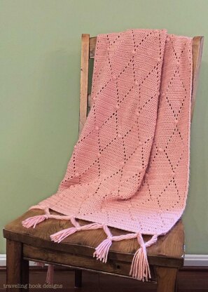 Diamonds and Dots Baby Blanket