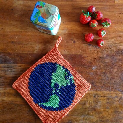 Hot Earth Potholder