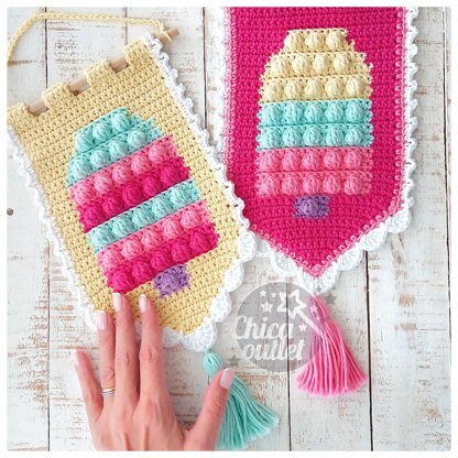 Icecream Popit wall hanging