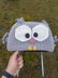 Owl Car Headrest Cover