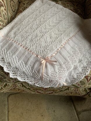 Heirloom baby blanket