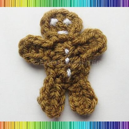 Gingerbread Man Applique