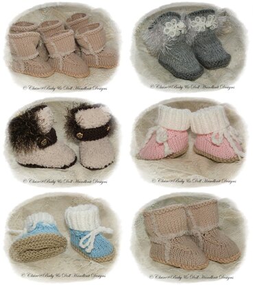 Fashion Boots 0-6m Baby or 16-24” doll