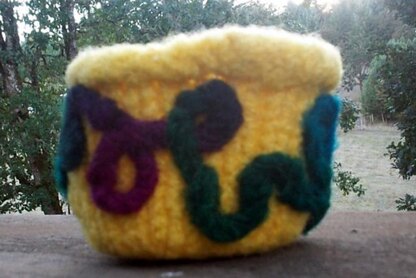 Snippets Catcher Felted Bowl