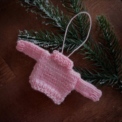 Tiny Christmas Sweater Ornament