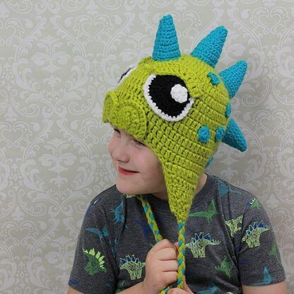 Crochet pattern Unicorn & Dinosaur Hat UK & USA Terms #361