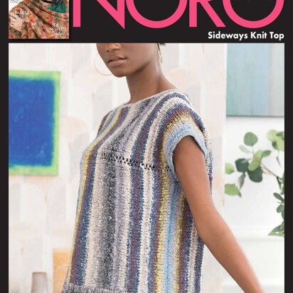 Noro 1728 Sideways Knit Pullover PDF