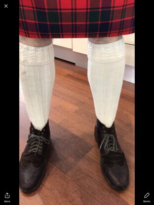 Men’s kilt socks