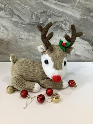 Baby Rudolph Soft Toy