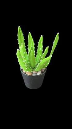 Crochet Aloe Vera plant