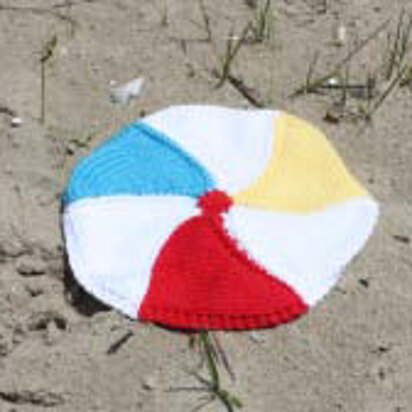 Beachball Dishcloth in Lily Sugar 'n Cream Solids