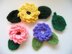 Daisy & Zinnia Magnet/Applique