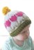 Fair Isle Spring Tulip Hat