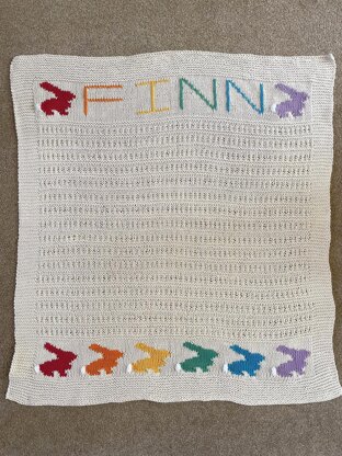 Finn's Rabbit Baby Blanket