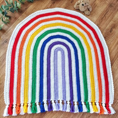 Rainbow Stripes Blanket