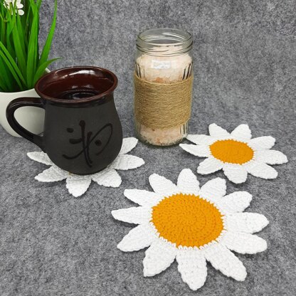 Daisy coasters