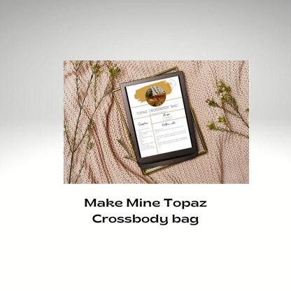Topaz crossbody bag