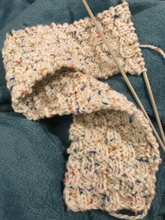 Molly’s Chunky Woven Scarf #2
