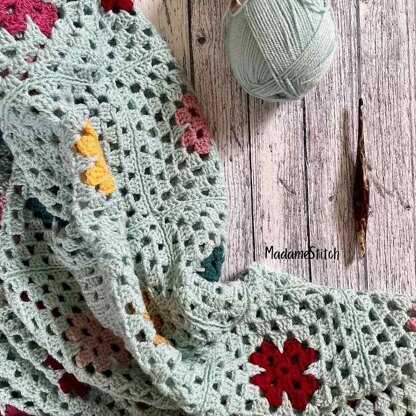 Garden Posy Granny Afghan