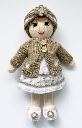 Dolls clothes knitting pattern - 19074