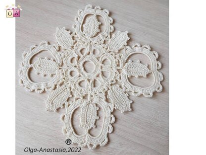 Openwork square for tablecloth 1