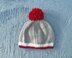 P149 Christmas Robin Motif Hat