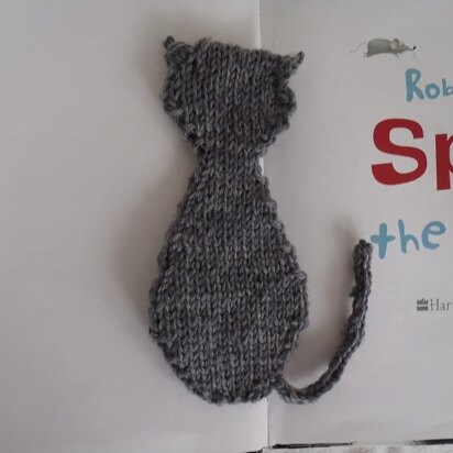 Cat Silhouette Bookmark