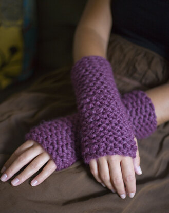 Learn to Knit Cuff in Lion Brand Wool-Ease Thick & Quick - 90239AD
