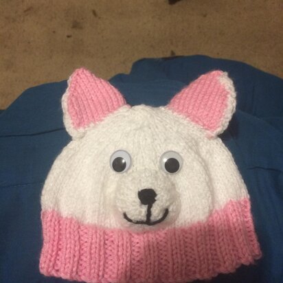 Short Eared Bunny Beanie Pattern