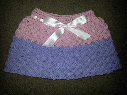 Diagonal Weave Skirt