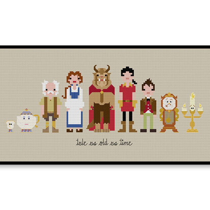 Beauty and the Beast - PDF Cross Stitch Pattern