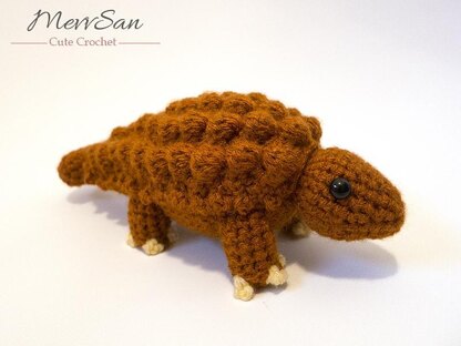 Amigurumi Ankylosaurus Dinosaur