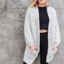 Chunky Wheat Petals Cardigan