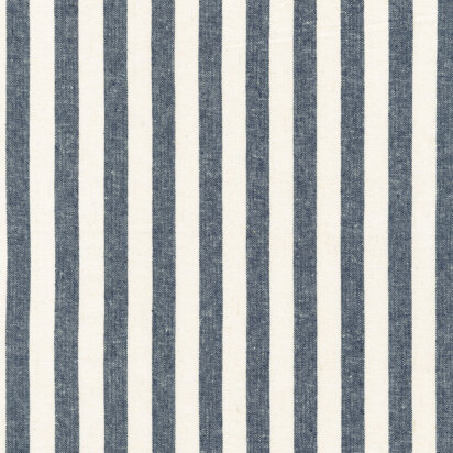Robert Kaufman Essex Classic Wovens - Thick Stripe Indigo