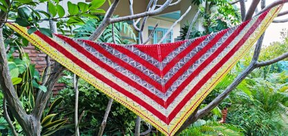 Lacy Stripes Bandana