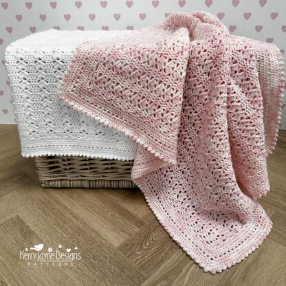 Queen Charlotte Blanket and Bonnet