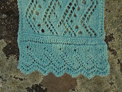 Rivers of Ice Lace Scarf